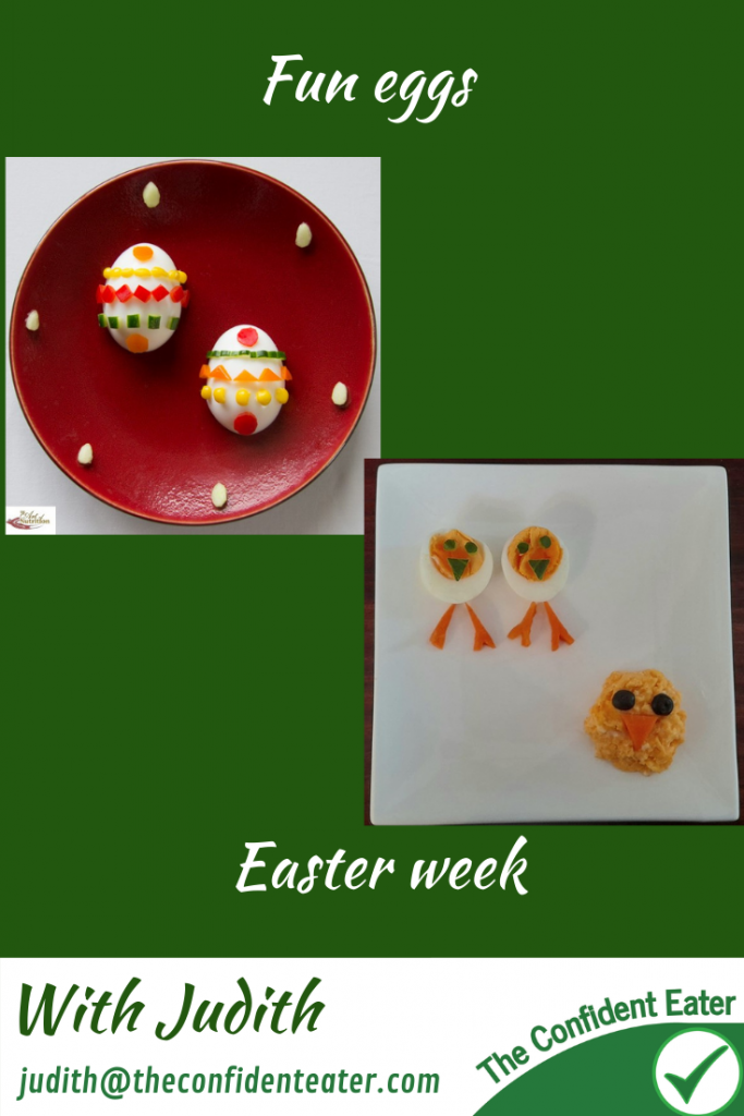 Fun eggs – Easter recipes for picky eaters and fussy eaters #funeggs, #funeggsforeaster, #funeasterrecipes, #funfoodsforpickyeaters, #funfoodsdforfussyeaters, #Recipesforpickyeaters, #helpforpickyeaters, #helpforpickyeating, #Foodforpickyeaters, #theconfidenteater, #wellington, #NZ, #judithyeabsley, #helpforfussyeating, #helpforfussyeaters, #fussyeater, #fussyeating, #pickyeater, #pickyeating, #supportforpickyeaters, #winnerwinnerIeatdinner, #creatingconfidenteaters, #newfoods, #bookforpickyeaters, #thecompleteconfidenceprogram, #thepickypack