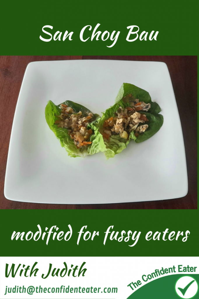 San Choy Bau – fun recipe for fussy eaters NZ, Judith Yeabsley|Fussy Eating NZ, Chicken recipe for fussy eaters #Sanchoybau, #Sanchoybauforfussyeaters, #Sanchoybauforpickyeaters, #trynewfoods, #funfoodsforpickyeaters, #funfoodsdforfussyeaters, #Recipesforpickyeaters, #helpforpickyeaters, #helpforpickyeating, #Foodforpickyeaters, #theconfidenteater, #wellington, #NZ, #judithyeabsley, #helpforfussyeating, #helpforfussyeaters, #fussyeater, #fussyeating, #pickyeater, #pickyeating, #supportforpickyeaters, #winnerwinnerIeatdinner, #creatingconfidenteaters, #newfoods, #bookforpickyeaters, #thecompleteconfidenceprogram, #thepickypack