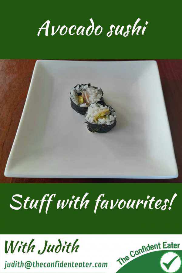 Avocado sushi fun recipes for fussy eaters and picky eaters The
