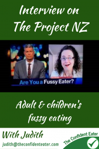 Interview on The Project NZ Yeabsley|Fussy Eating NZ, #TheProjectNZ # TheProjectAboutFussyEaters, # TheProjectAboutPickyEaters, #TryNewFoods, #FunFoodsForPickyEaters, #FunFoodsForFussyEaters, #RecipesForPickyEaters, #HelpForPickyEaters, #HelpForPickyEating, #FoodForPickyEaters, #TheConfidentEater, #Wellington, #NZ, #JudithYeabsley, #HelpForFussyEating, #HelpForFussyEaters, #FussyEater, #FussyEating, #PickyEater, #PickyEating, #SupportForPickyEaters, #WinnerWinnerIEatDinner, #CreatingConfidentEaters, #NewFoods, #BookForPickyEaters, #ThePickyPack, #FixFussyEatingNZ