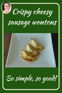 Crispy cheesy sausage wontons, JudithYeabsley/FussyEatingNZ, #CrispyCheesySausageWontons, #JudithYeabsley|FussyEatingNZ, #TheConfidentEater, #Wellington, #NZ, #FussyEating, #PickyEating #HelpForPickyEaters, #HelpForPickyEating, #FoodForPickyEaters, #HelpForFussyEating, #HelpForFussyEaters, #FussyEater, #FussyEating, #PickyEater, #PickyEating, #SupportForPickyEaters, #CreatingConfidentEaters, #WinnerWinnerIEatDinner, #FixFussyEatingNZ, #FunFoodsForPickyEaters, #FunFoodsForFussyEaters